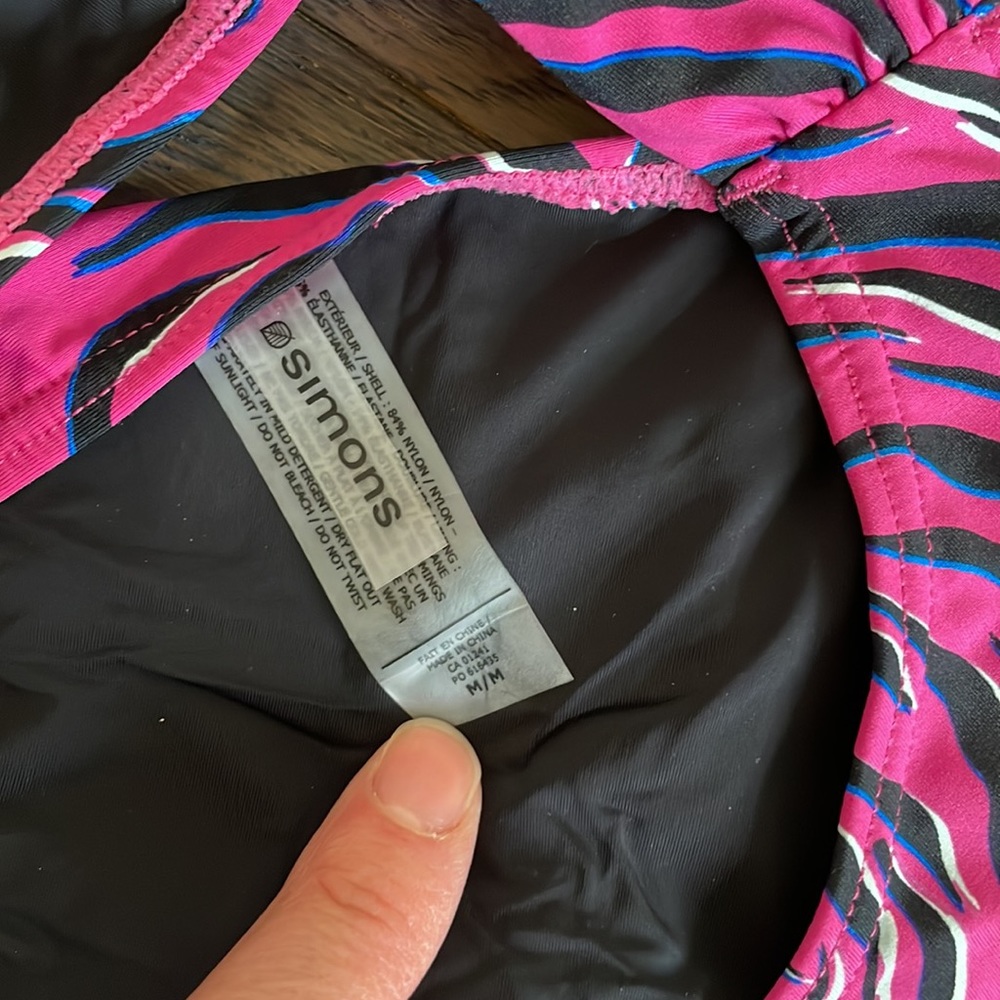 Simons pink animal print underwire bikini set - Picture 4 of 4